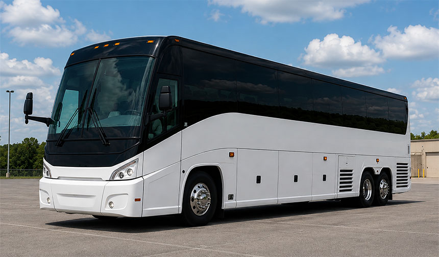 56-passenger charter bus in Phoenix, AZ